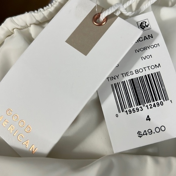 Good American TinyTies Bikini Bottom NWT size 4 - Picture 4 of 7